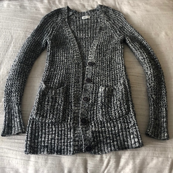Black & white cardigan sweater - Picture 1 of 2